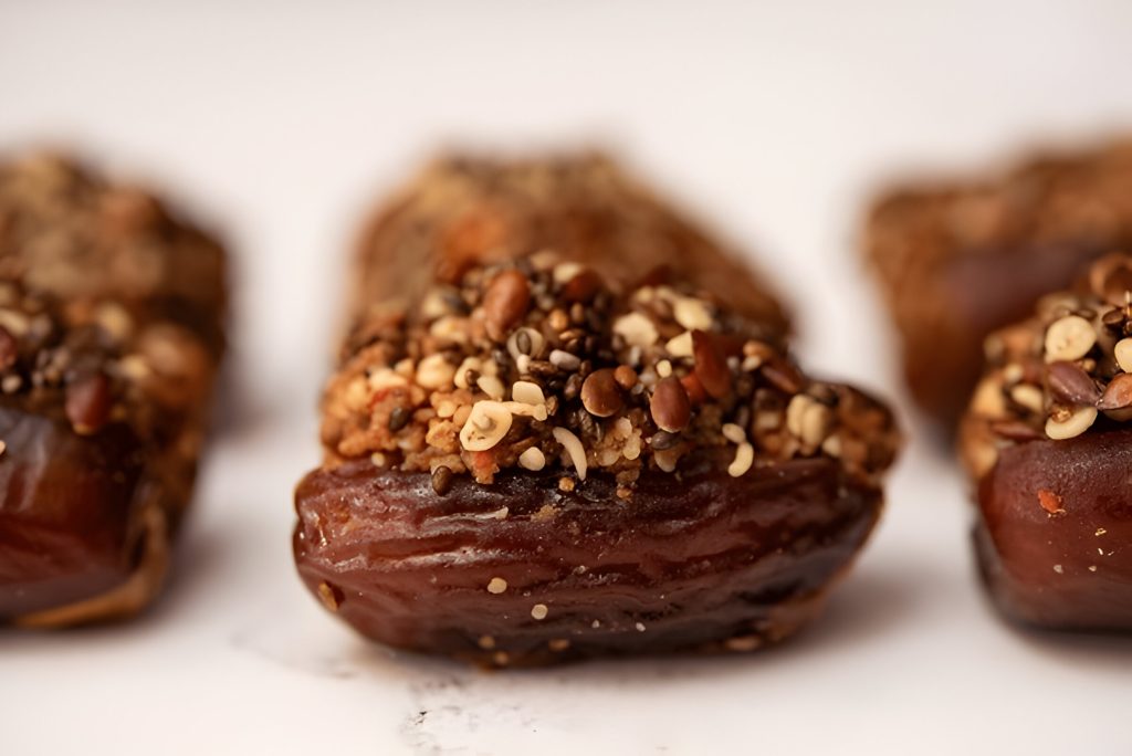 Stuffed Dates with Almond Butter